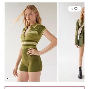 UO Juniper Sweater Romper xs